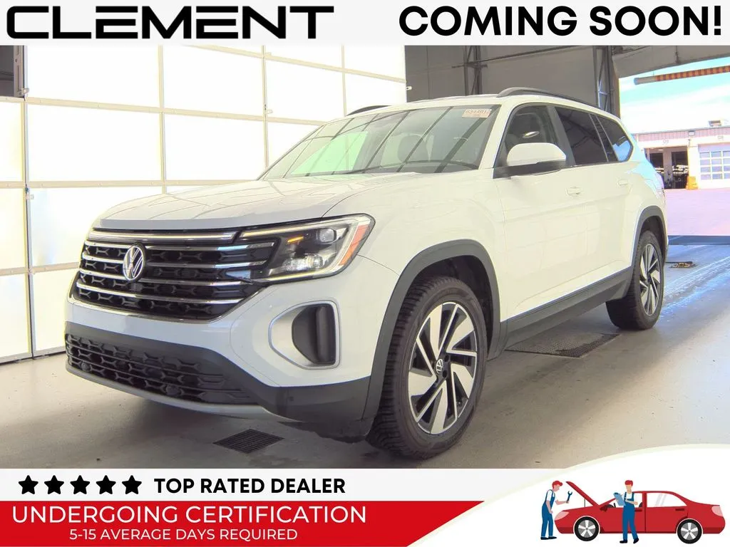 White 2024 Volkswagen Atlas 2.0T SE w/Technology for sale in St. Charles, MO