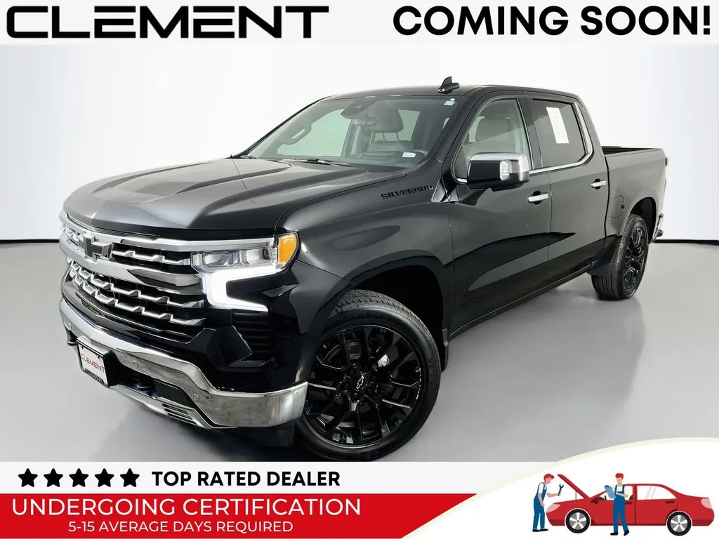 Black 2023 Chevrolet Silverado 1500 LTZ for sale in St. Charles, MO
