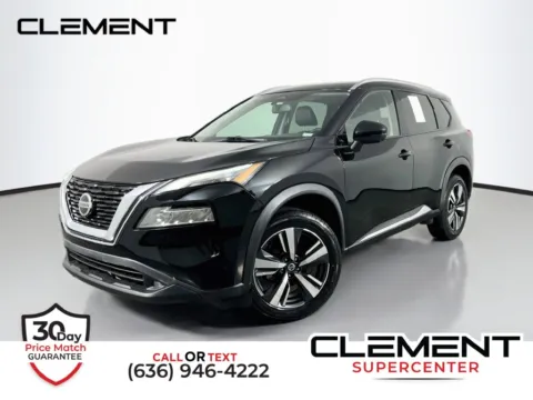Black 2021 Nissan Rogue SL for sale in St. Charles, MO