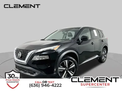 Black 2021 Nissan Rogue SL for sale in St. Charles, MO