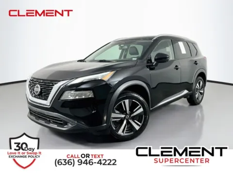 Black 2021 Nissan Rogue SL for sale in St. Charles, MO