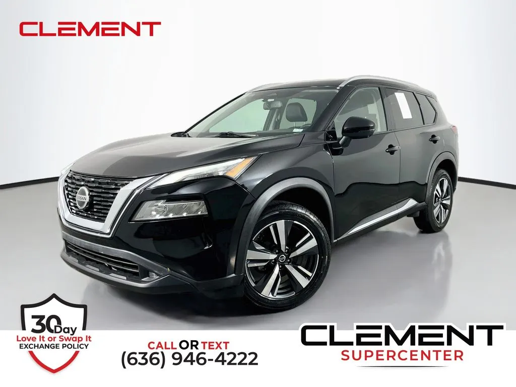 Black 2021 Nissan Rogue SL for sale in St. Charles, MO