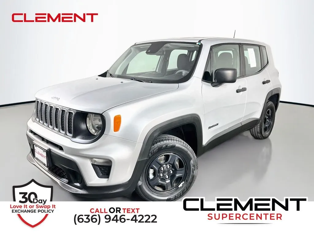 Silver 2021 Jeep Renegade Sport for sale in St. Charles, MO