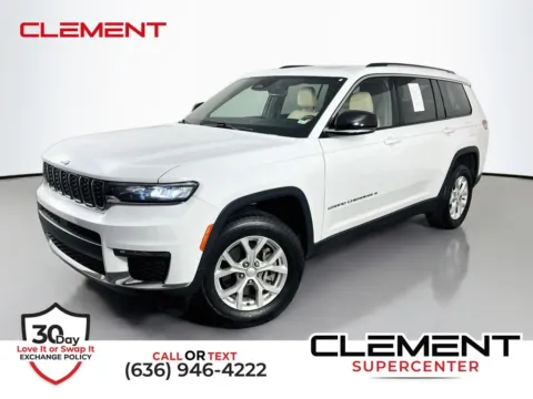 White 2023 Jeep Grand Cherokee L Limited for sale in St. Charles, MO