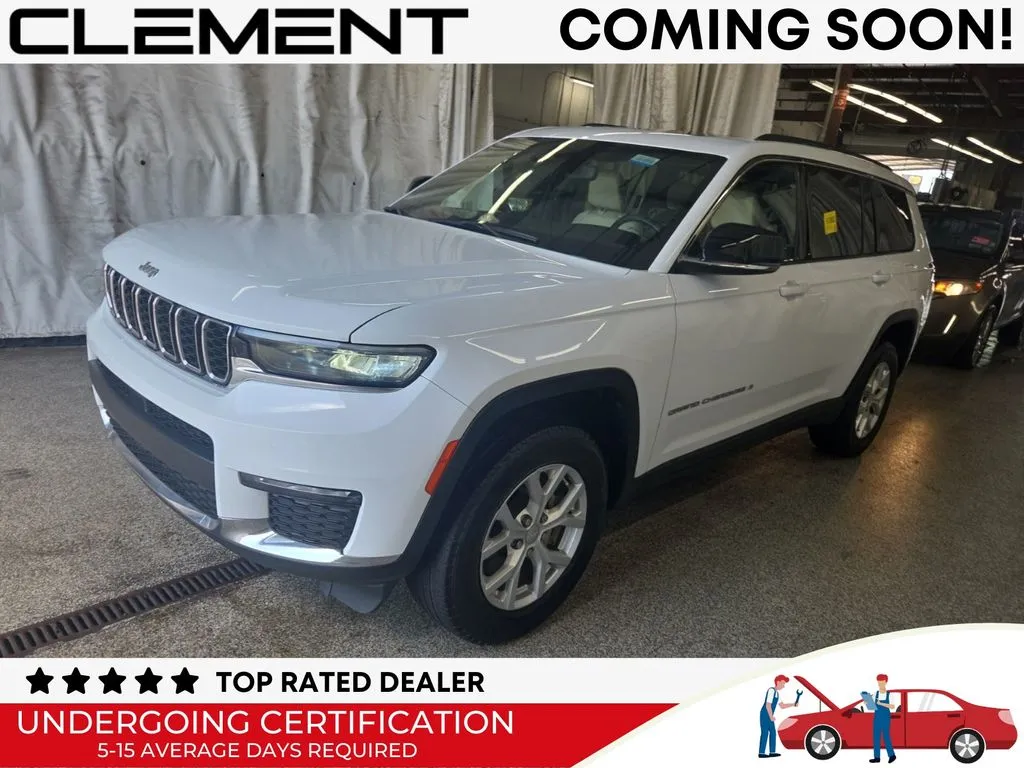 White 2023 Jeep Grand Cherokee L Limited for sale in St. Charles, MO