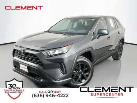 Gray 2022 Toyota RAV4 LE for sale in St. Charles, MO