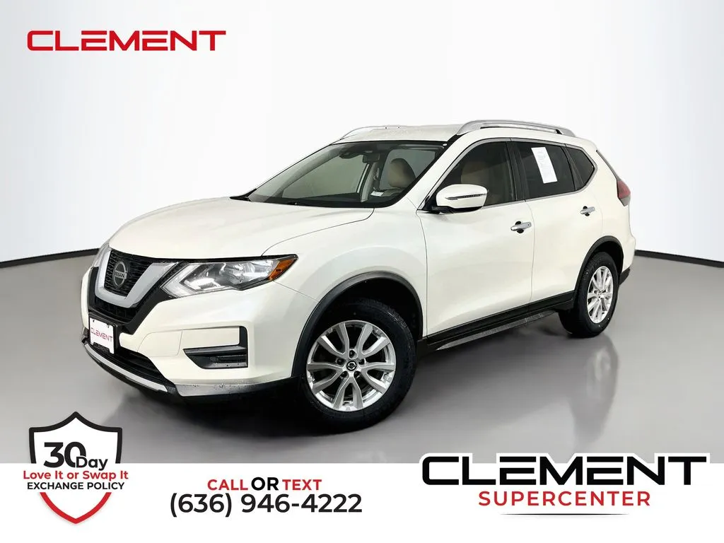 White 2019 Nissan Rogue SV for sale in St. Charles, MO