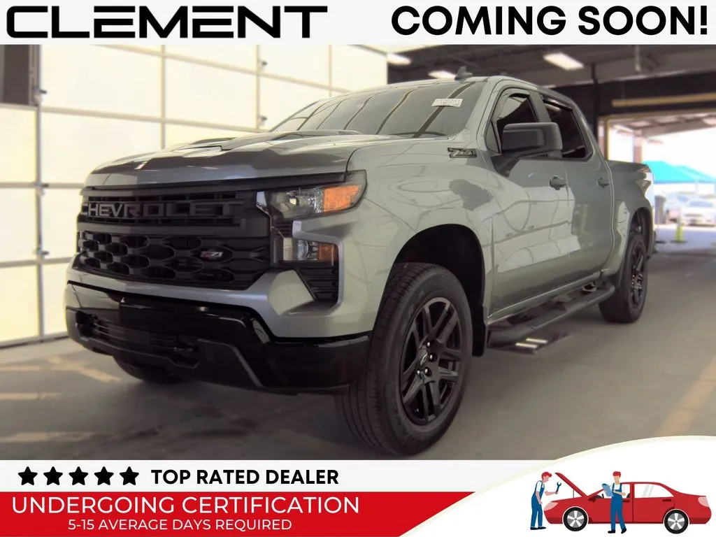 Gray 2024 Chevrolet Silverado 1500 Custom Trail Boss for sale in St. Charles, MO