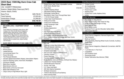 Photos of 2023 Ram 1500 Big Horn/Lone Star for sale in St. Charles, MO at Clement Supercenter