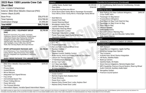 Photos of 2023 Ram 1500 Laramie for sale in St. Charles, MO at Clement Supercenter
