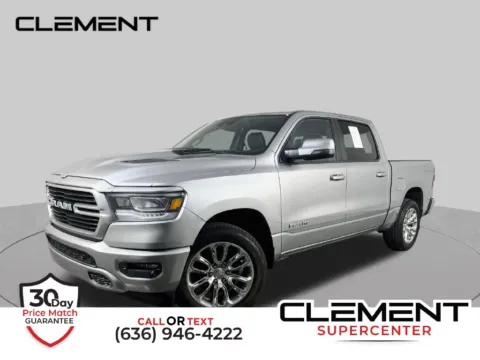 Silver 2023 Ram 1500 Laramie for sale in St. Charles, MO