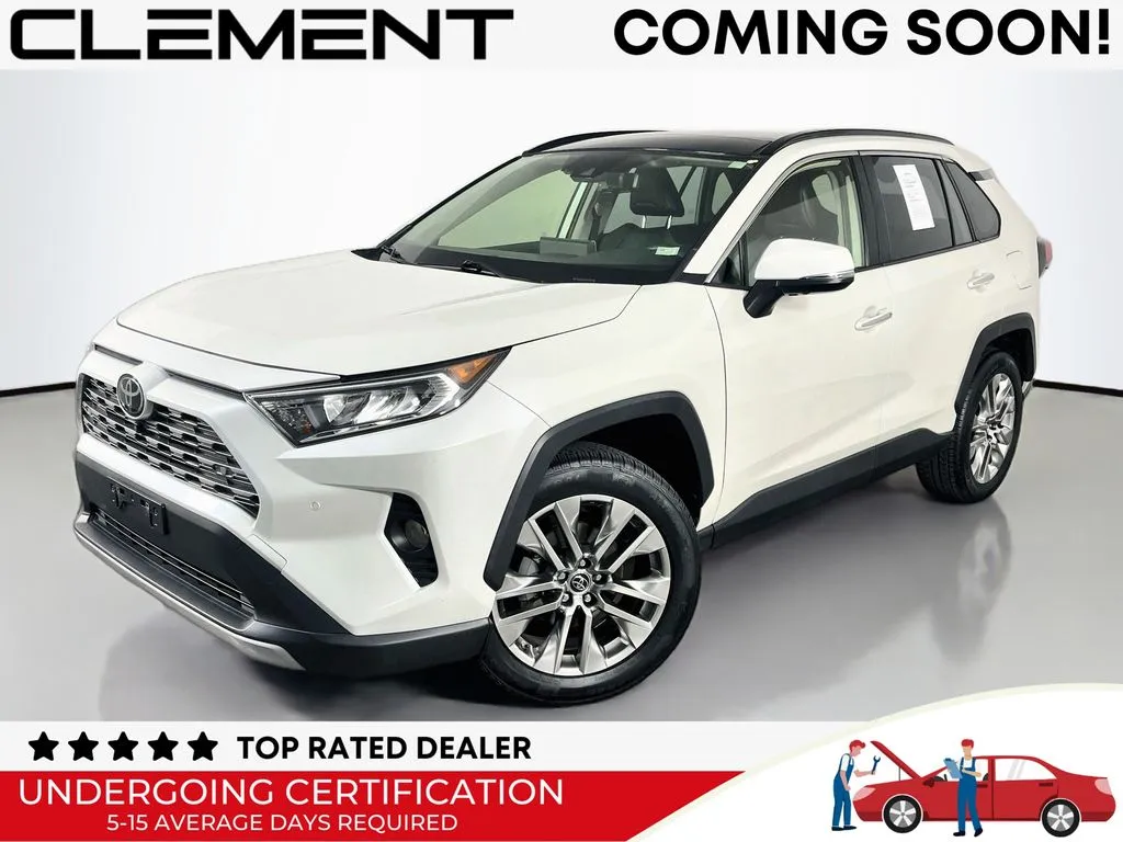 White 2019 Toyota RAV4 Limited for sale in St. Charles, MO
