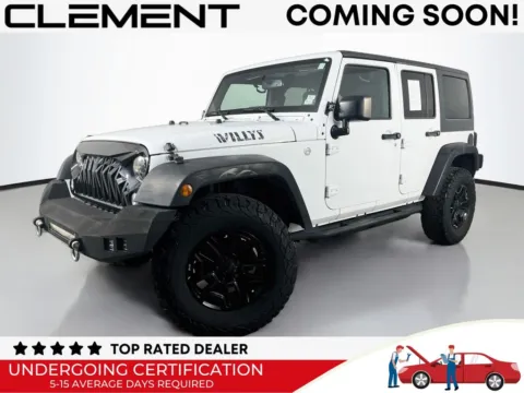 White 2017 Jeep Wrangler Unlimited Willys for sale in St. Charles, MO