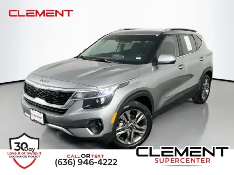 Gray 2023 Kia Seltos S for sale in St. Charles, MO