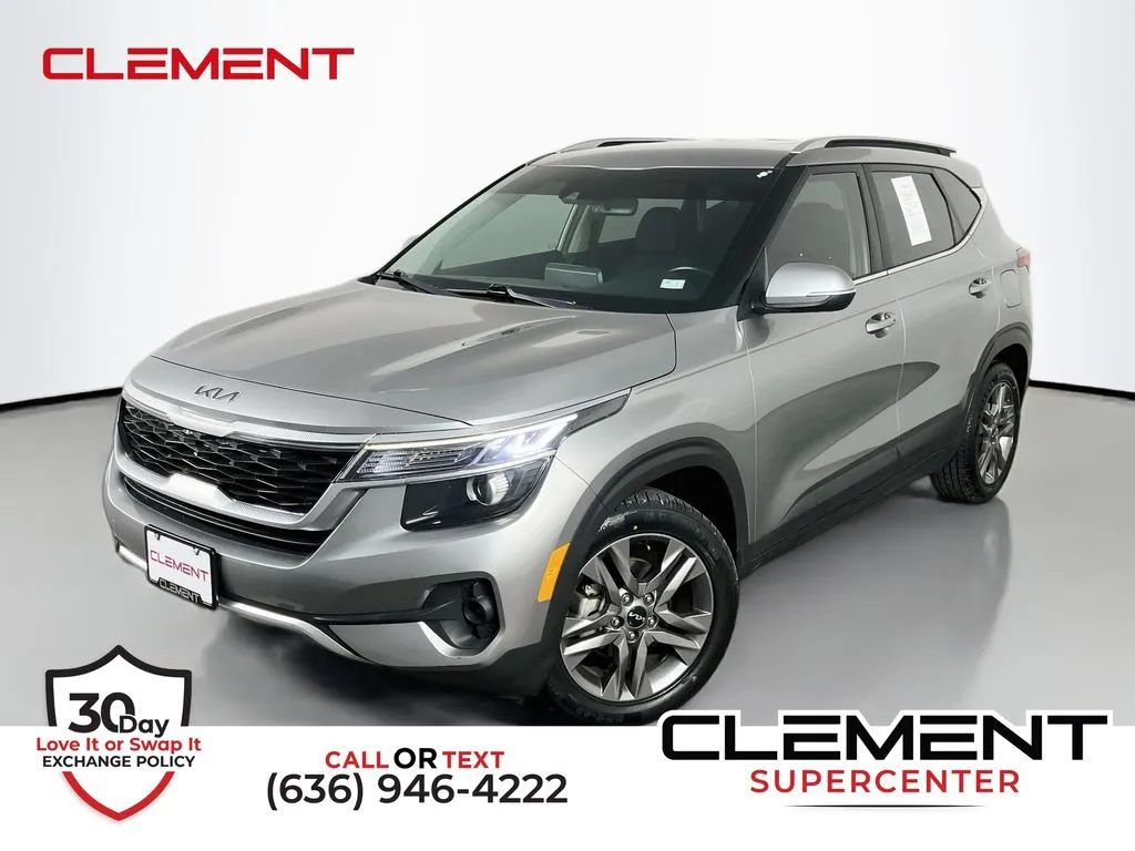 Gray 2023 Kia Seltos S for sale in St. Charles, MO