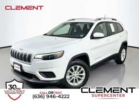 White 2021 Jeep Cherokee Latitude for sale in St. Charles, MO