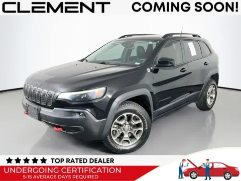 Black 2022 Jeep Cherokee Trailhawk for sale in St. Charles, MO