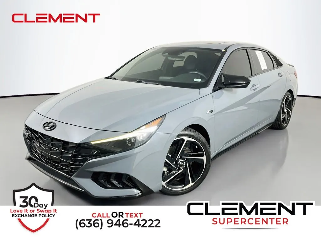 Gray 2023 Hyundai Elantra N Line for sale in St. Charles, MO
