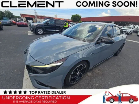 Gray 2023 Hyundai Elantra N Line for sale in St. Charles, MO