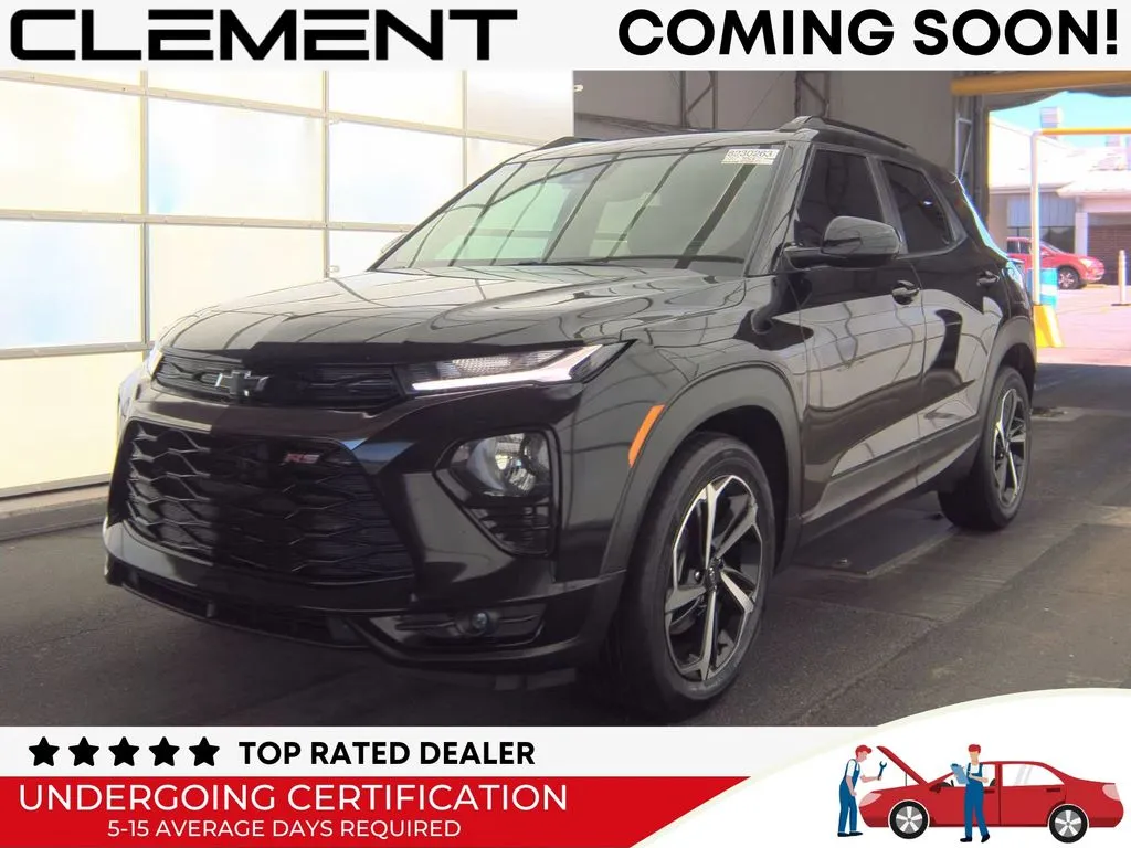 Black 2022 Chevrolet TrailBlazer RS for sale in St. Charles, MO