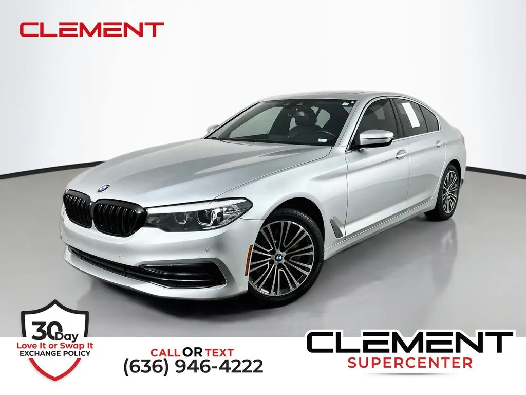 Silver 2019 BMW 5 Series 530i xDrive for sale in St. Charles, MO