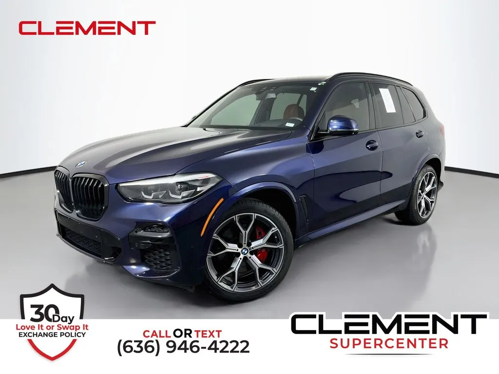 Blue 2022 BMW X5 xDrive40i for sale in St. Charles, MO