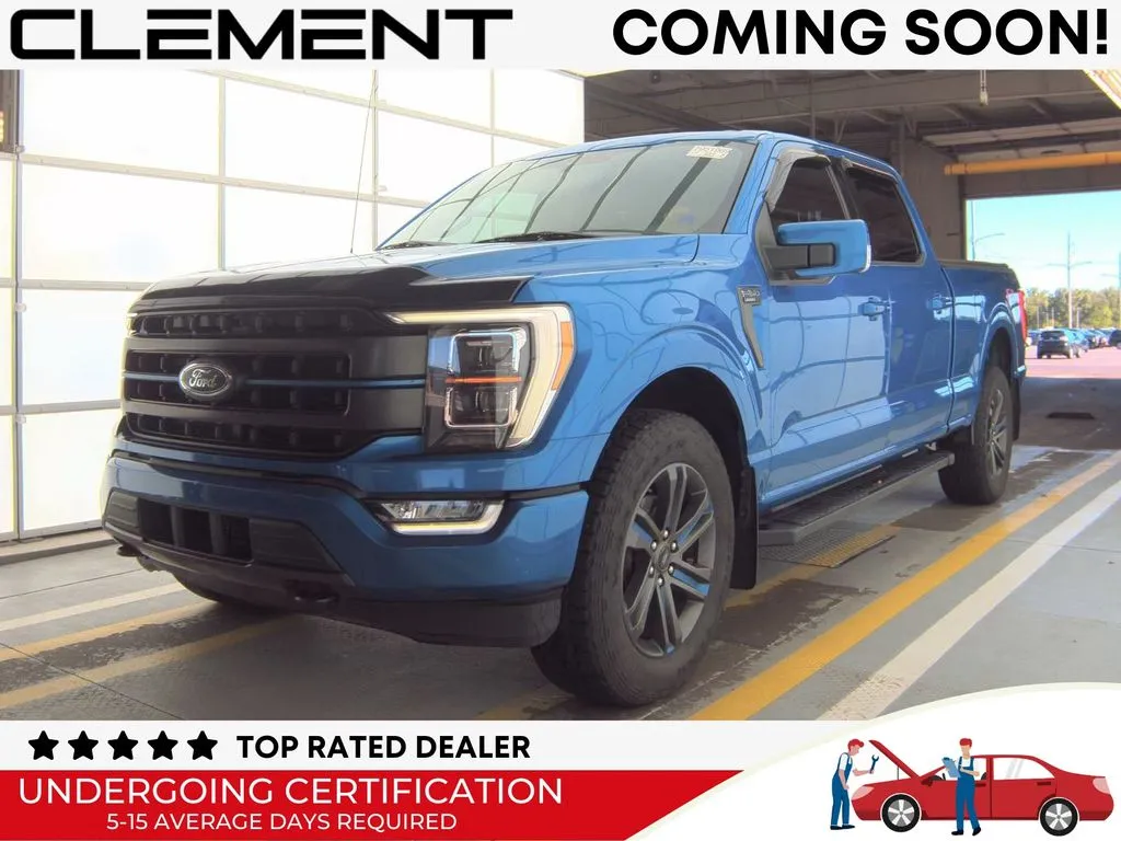 Blue 2021 Ford F-150 Lariat for sale in St. Charles, MO