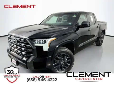Black 2025 Toyota Tundra Hybrid Platinum for sale in St. Charles, MO