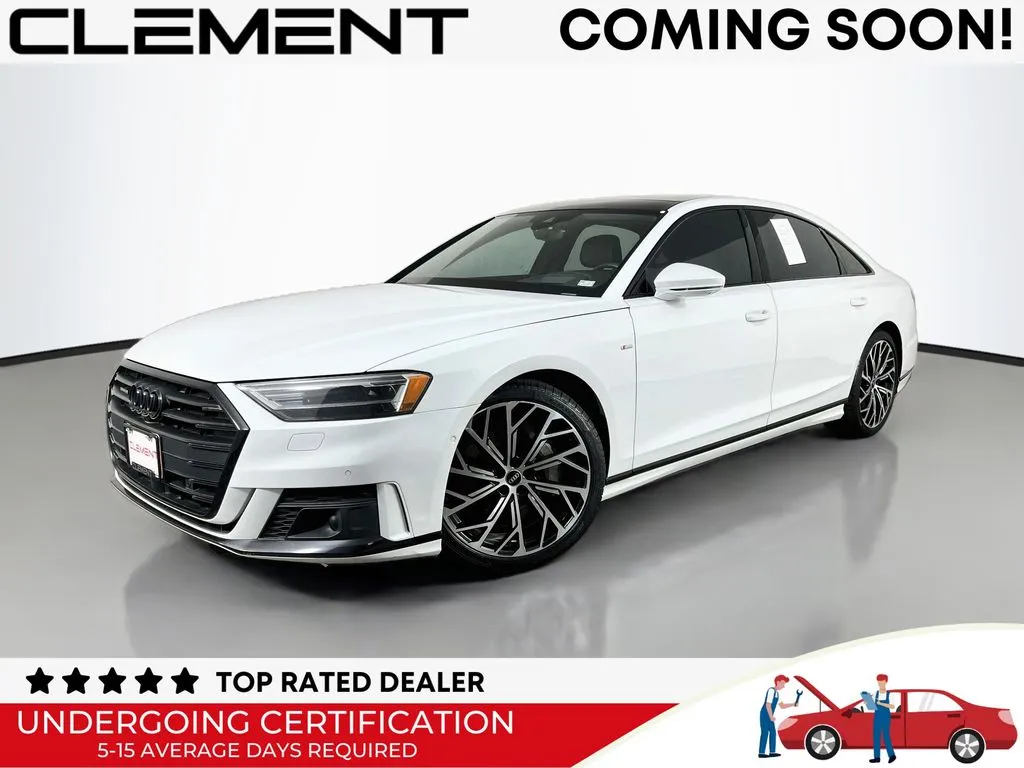 White 2021 Audi A8 L 55 for sale in St. Charles, MO
