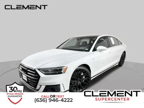 White 2021 Audi A8 L 55 for sale in St. Charles, MO