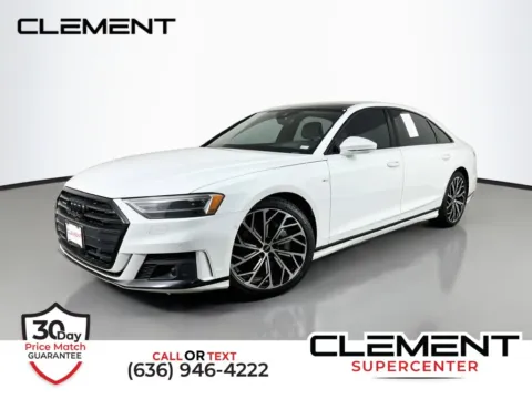 White 2021 Audi A8 L 55 for sale in St. Charles, MO