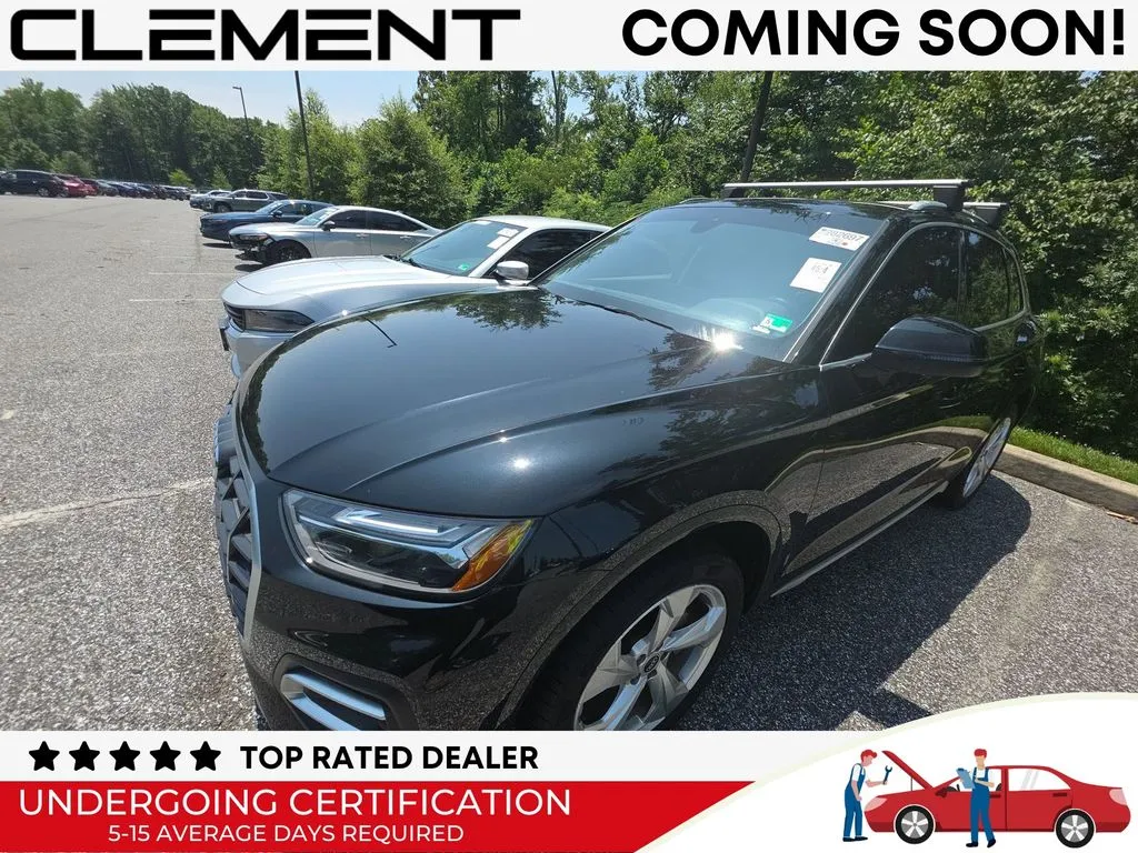 Black 2021 Audi Q5 45 Premium Plus for sale in St. Charles, MO