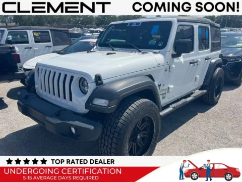 White 2019 Jeep Wrangler Unlimited Sport S for sale in St. Charles, MO