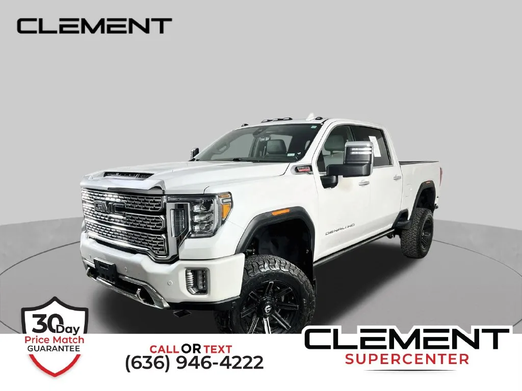 White 2022 GMC Sierra 3500 HD Denali for sale in St. Charles, MO