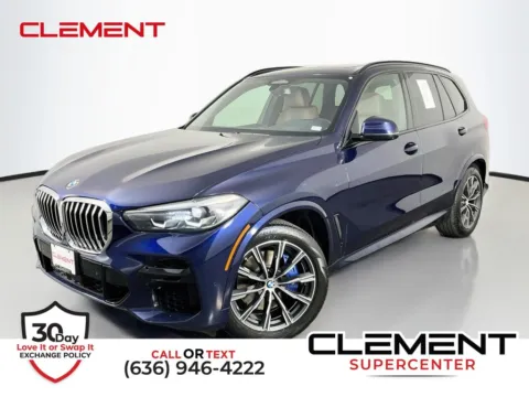 Blue 2022 BMW X5 xDrive40i for sale in St. Charles, MO