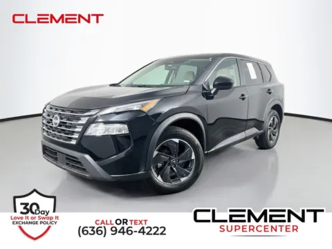 Black 2025 Nissan Rogue SV for sale in St. Charles, MO