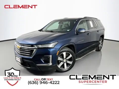 Blue 2023 Chevrolet Traverse LT Leather for sale in St. Charles, MO