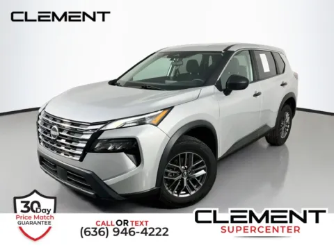 Silver 2024 Nissan Rogue S for sale in St. Charles, MO