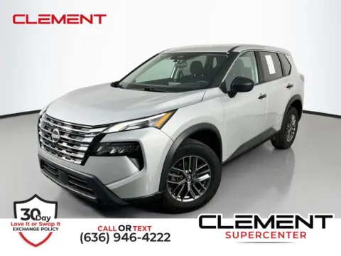 Silver 2024 Nissan Rogue S for sale in St. Charles, MO