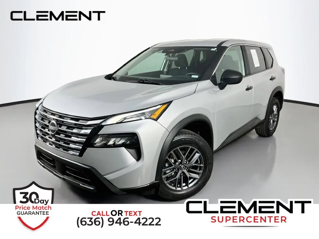 Silver 2024 Nissan Rogue S for sale in St. Charles, MO