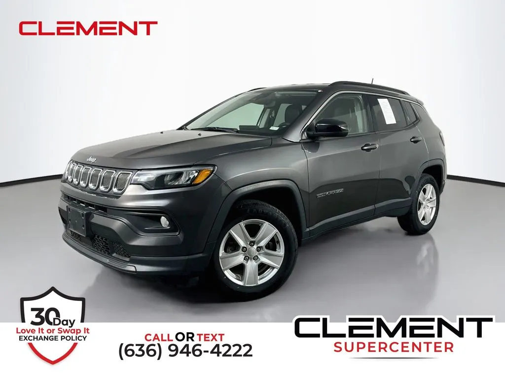 Gray 2022 Jeep Compass Latitude for sale in St. Charles, MO