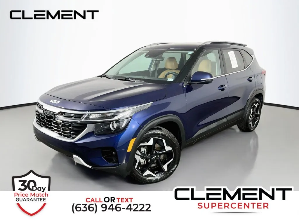 Blue 2024 Kia Seltos EX for sale in St. Charles, MO