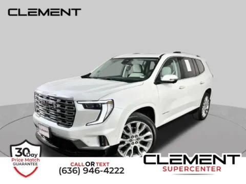 White 2024 GMC Acadia Denali for sale in St. Charles, MO