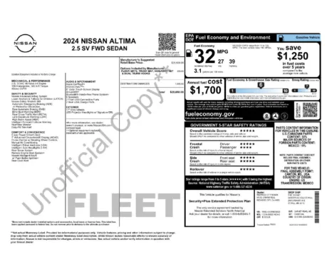Photos of 2024 Nissan Altima 2.5 SV for sale in St. Charles, MO at Clement Supercenter