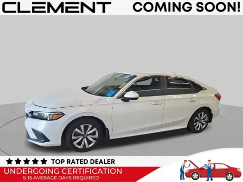 White 2024 Honda Civic LX for sale in St. Charles, MO