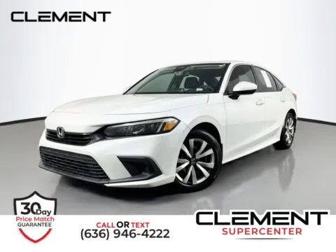 White 2024 Honda Civic LX for sale in St. Charles, MO