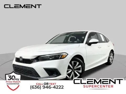 White 2024 Honda Civic LX for sale in St. Charles, MO
