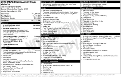 Photos of 2023 BMW X4 xDrive30i for sale in St. Charles, MO at Clement Supercenter