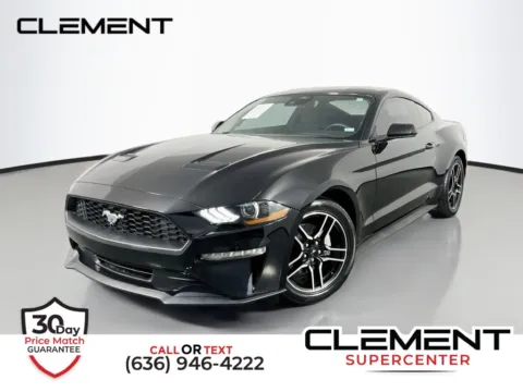 Black 2021 Ford Mustang EcoBoost for sale in St. Charles, MO