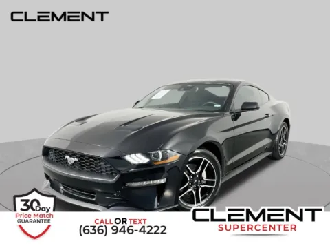 Black 2021 Ford Mustang EcoBoost for sale in St. Charles, MO